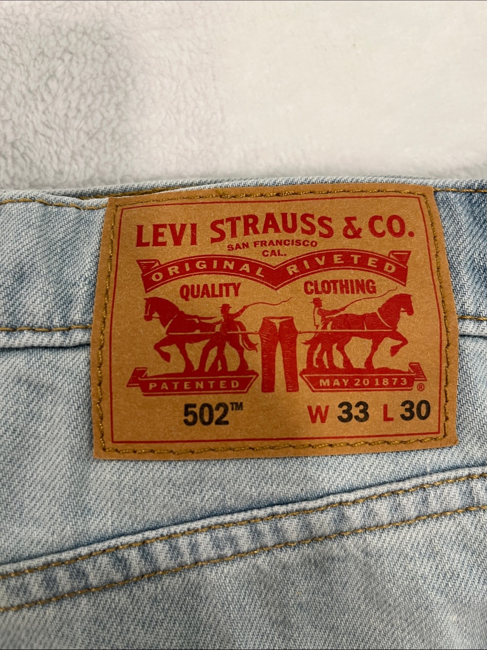 Levi's 502 Slim Straight Jeans in Light Blue